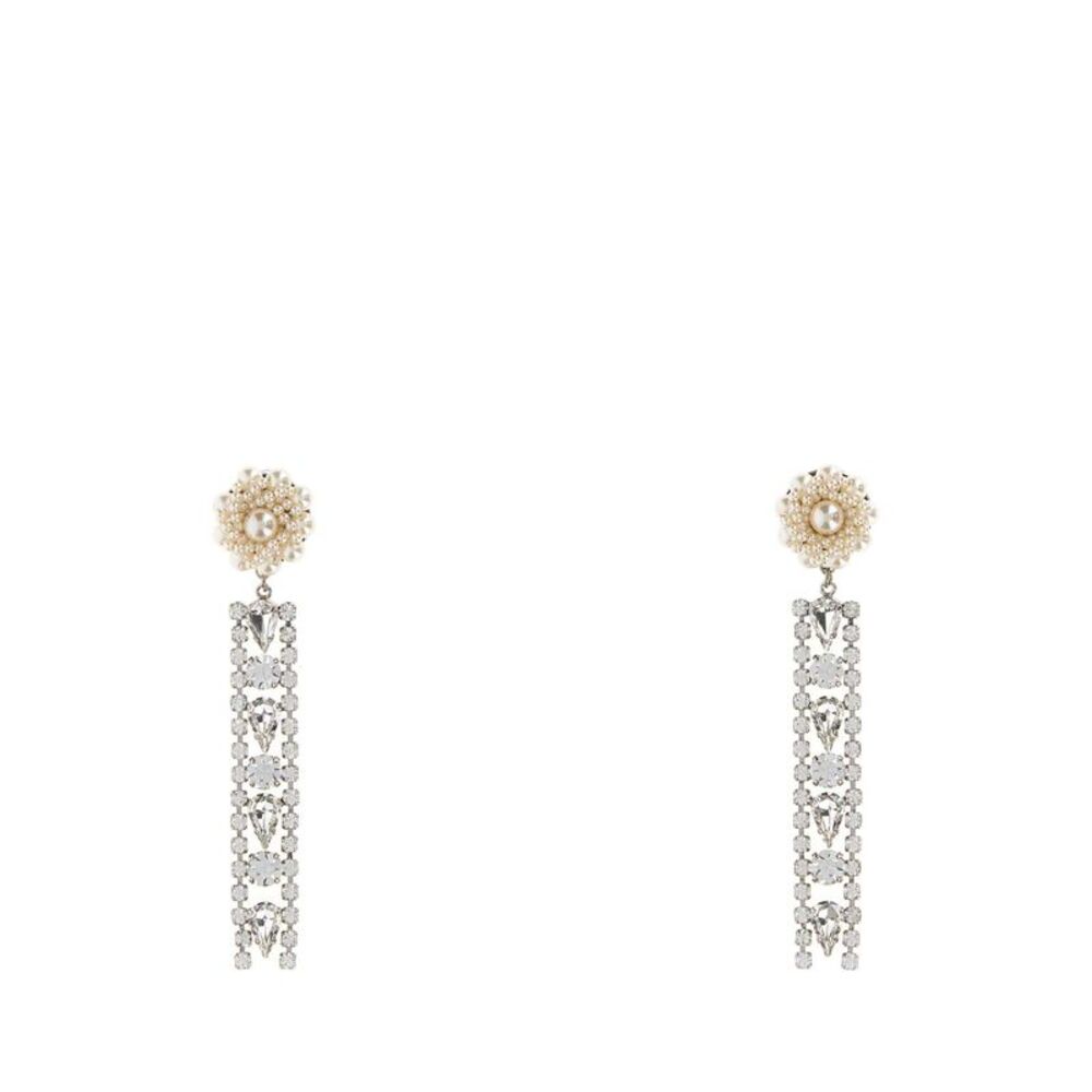Alessandra Rich Women Embellished Metal Earrings